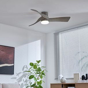 1灯] シーリングファンライト 天井照明 LED対応 調光調色可能 リモコン 
