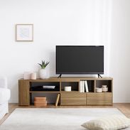 LOWYA ロウヤ コーナー テレビボード ブラウン Amazon｜LOWYA ロウヤ テレビ台 コーナー ローボード コーナー