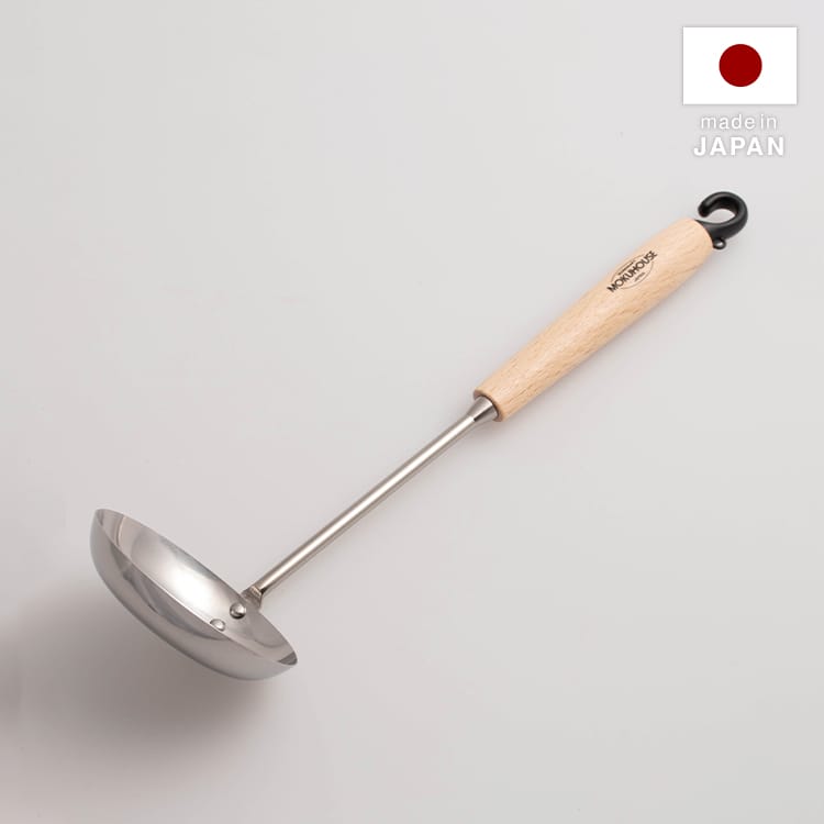 天然木×ステンレスキッチンツール お玉 豆お玉 かす揚げ | 【公式