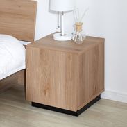 幅35] 木目調サイドテーブル ナイトテーブル ベッドサイドテーブル
