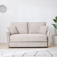 【美品】 LOWYA ロウヤ 2人掛けソファ　ベージュ LOWYA（ロウヤ） ソファー 2人掛け ソファ 2人掛けソファ リビング