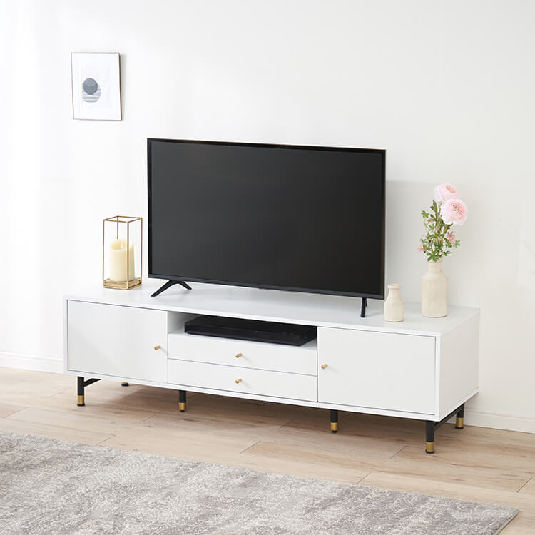 ホワイトとゴールドがおしゃれなテレビ台[幅140] | 【公式】LOWYA