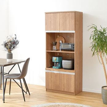 最終値下げ【美品】LOWYA 幅100cm 食器棚 カップボード LOWYA 食器棚 おしゃれ 完成品 キッチン収納 100cm キッチン