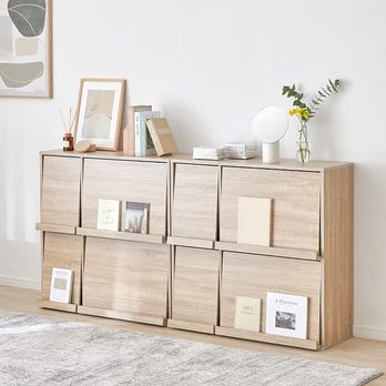 【現品限り】ロウヤ 本棚 LOWYA 本棚 推し活収納 レギュラータイプ 大容量 おしゃれ 扉