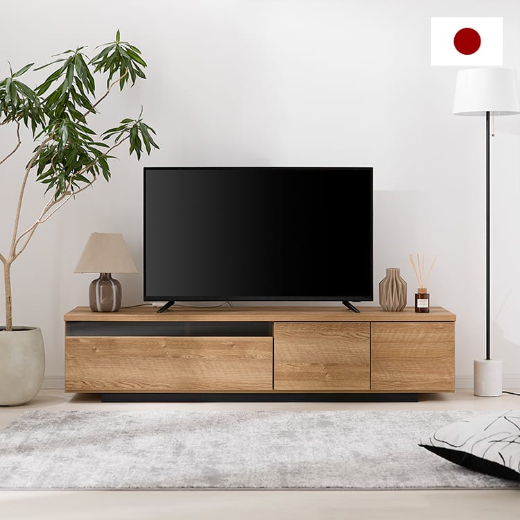 ⭐️テレビ台　【LOWYA】 幅100cm 受注生産商品】国産テレビ台 50型対応 木製 [幅200-240cm