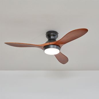 LOWYA シーリングファンライト 1灯 天井照明 リモコン付き LED対応 LOWYA（ロウヤ） シーリングファン 天井照明 リモコン付き LED