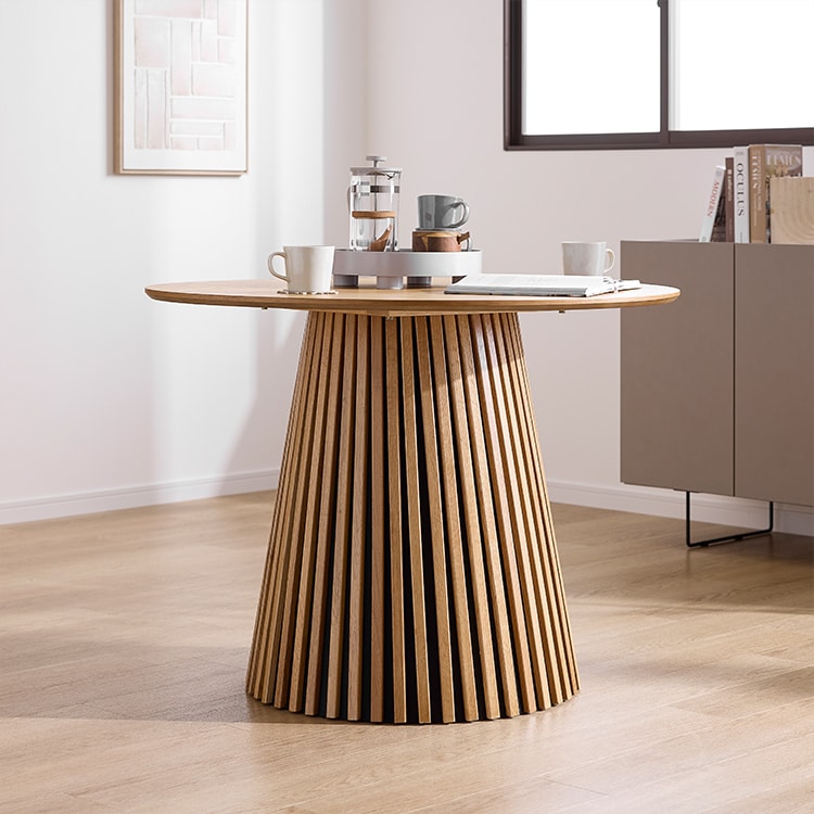 cracker 専用LOWYA ロウヤ 円形センターテーブル 木目調 幅120 cracker 専用LOWYA ロウヤ 円形センターテーブル 木目調 幅120 cracker