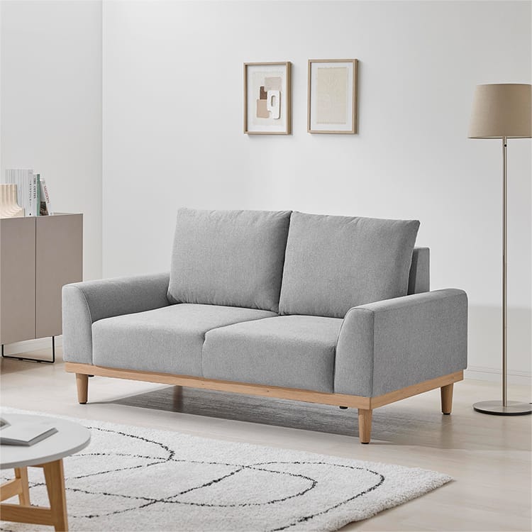 開梱設置付き】2.5人/3.5人掛けファブリックソファ [幅165/幅185