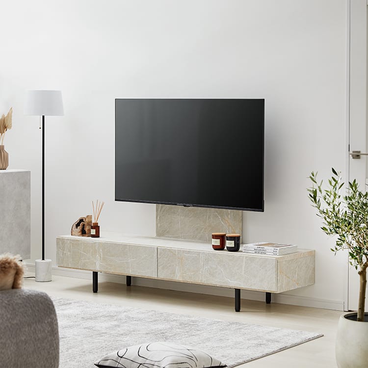 ロウヤ　ストーン調　テレビ台　幅150cm テレビ台 テレビボード 収納 おしゃれ ローボード 150cm