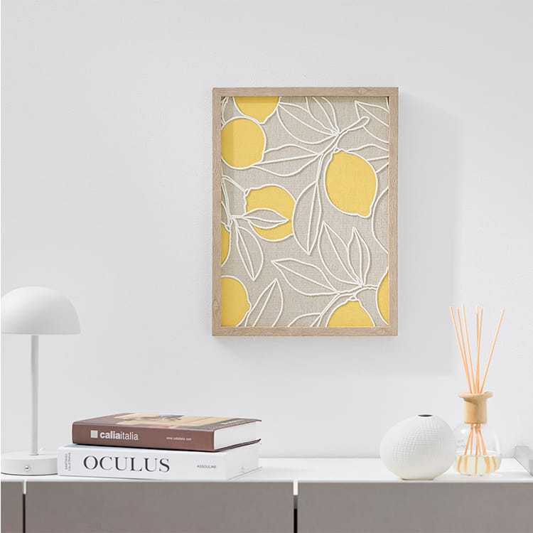 アートボード レモン 木目調フレーム [30×40] | 【公式】LOWYA(ロウヤ