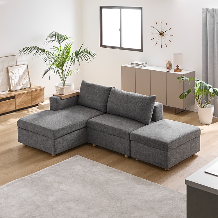 【対面引取限定価格】LOWYA　カウチソファ e411f8b690939a09325f.jpeg