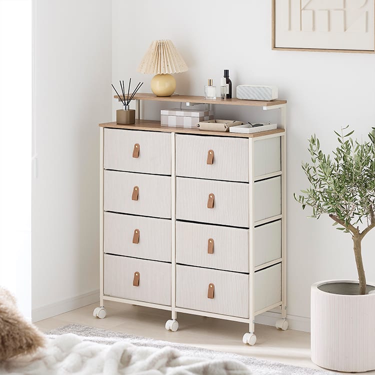 ファブリックチェスト 4段 キャスター付き [幅81] | 【公式】LOWYA